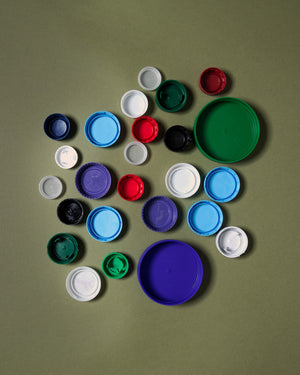 Different color bottle caps