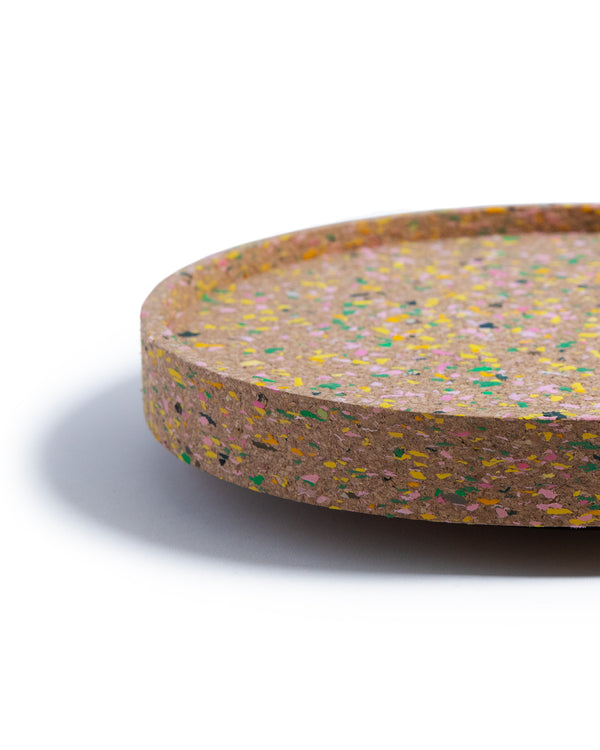 12" Tray Chic | Cork Terrazzo