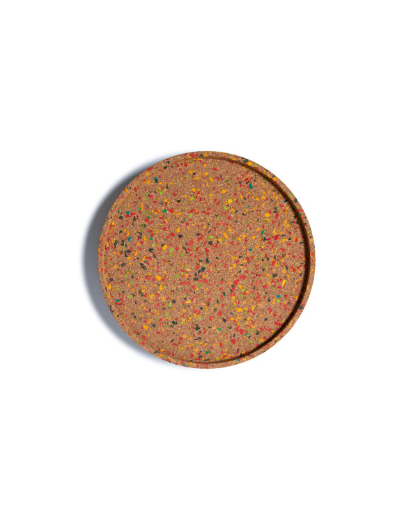 12" Tray Chic | Cork Terrazzo