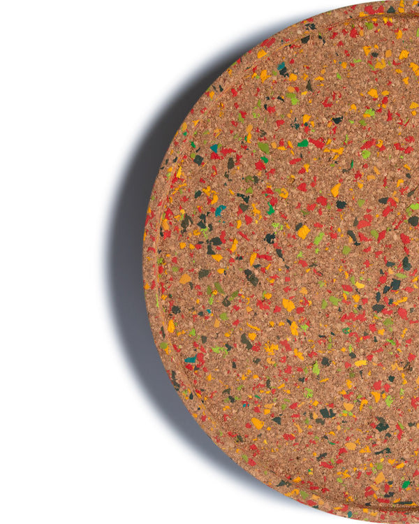 12" Tray Chic | Cork Terrazzo