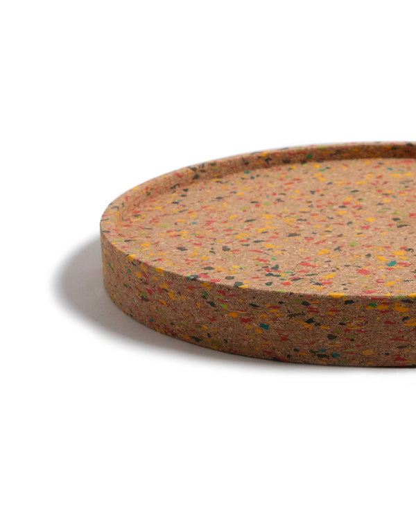 12" Tray Chic | Cork Terrazzo