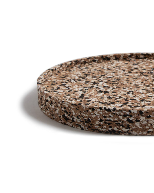 12" Tray Chic | Cork Terrazzo